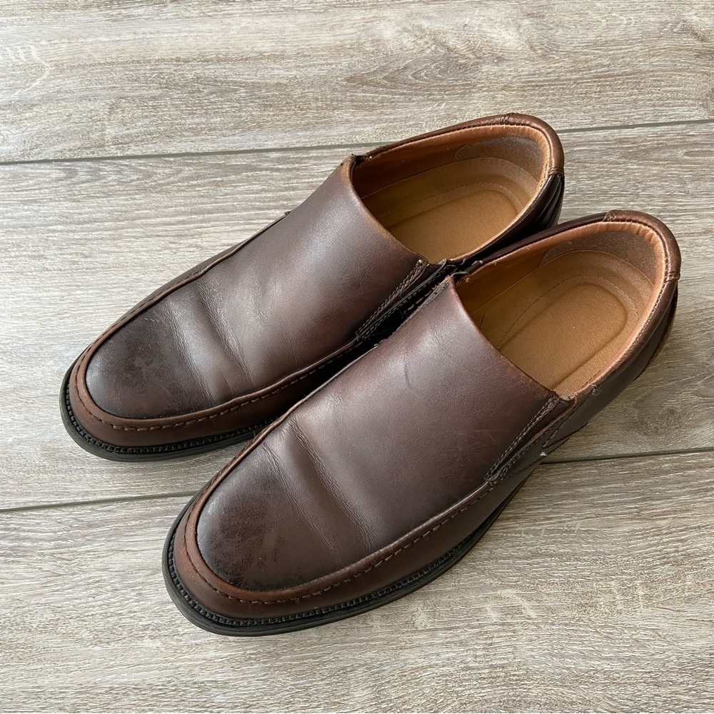 G.H. Bass Simon Brown Leather Slip On Loafer
